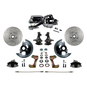 LEED Brakes® - Drilled and Slotted Front Disc Brake Conversion Kit