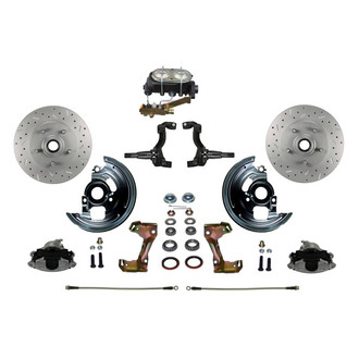 LEED Brakes® - Drilled and Slotted Front Disc Brake Conversion Kit