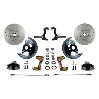 LEED Brakes® - Drilled and Slotted Front Disc Brake Conversion Kit