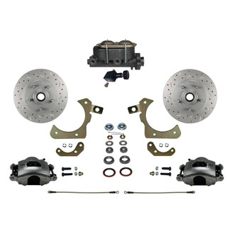 LEED Brakes® - Drilled and Slotted Front Disc Brake Conversion Kit