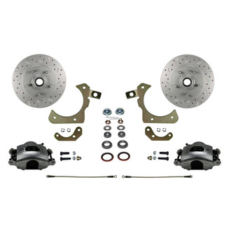 LEED Brakes® - Drilled and Slotted Front Disc Brake Conversion Kit