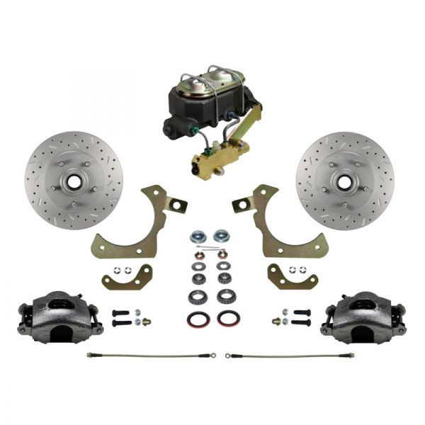  LEED Brakes® - Drilled and Slotted Front Disc Brake Conversion Kit