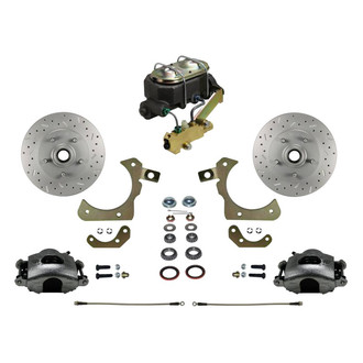 LEED Brakes® - Drilled and Slotted Front Disc Brake Conversion Kit