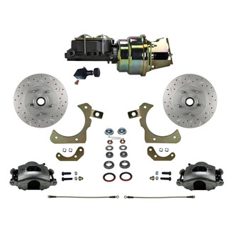 LEED Brakes® - Drilled and Slotted Front Disc Brake Conversion Kit