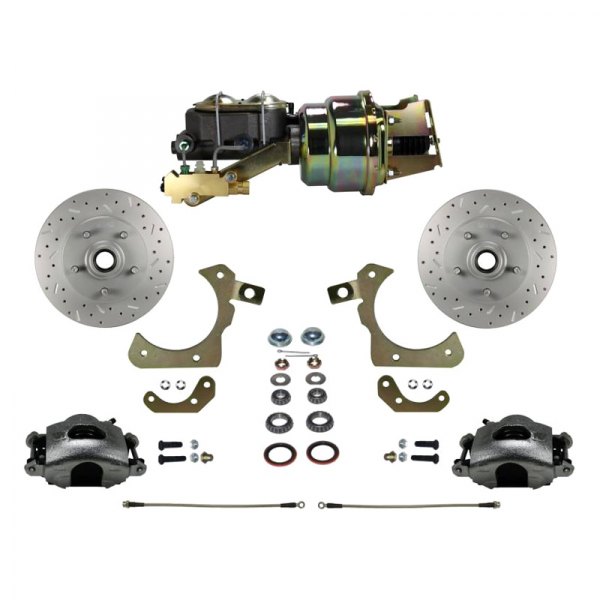  LEED Brakes® - Drilled and Slotted Front Disc Brake Conversion Kit