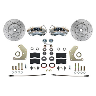 LEED Brakes® - Drilled and Slotted Front Disc Brake Conversion Kit