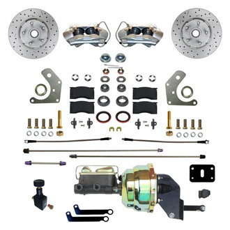 LEED Brakes® - Drilled and Slotted Front Disc Brake Conversion Kit