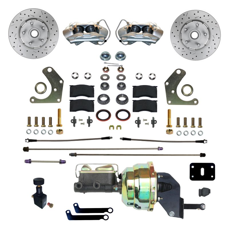 LEED Brakes® FC2003-8405X - Drilled and Slotted Front Disc Brake