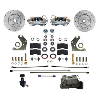 LEED Brakes® - Drilled and Slotted Front Disc Brake Conversion Kit