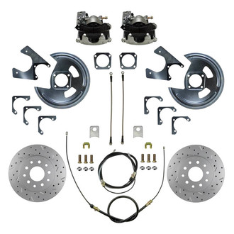 LEED Brakes® - Drilled and Slotted Rear Disc Brake Conversion Kit