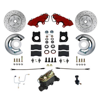 LEED Brakes® - Drilled and Slotted Front Disc Brake Conversion Kit
