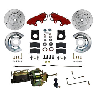 LEED Brakes® - Drilled and Slotted Front Disc Brake Conversion Kit
