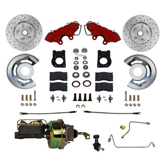 LEED Brakes® - Drilled and Slotted Front Disc Brake Conversion Kit