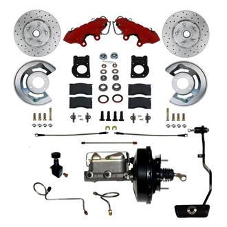 LEED Brakes® - Drilled and Slotted Front Disc Brake Conversion Kit