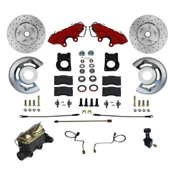  LEED Brakes® - Drilled and Slotted Front Disc Brake Conversion Kit