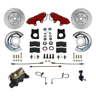 LEED Brakes® - Drilled and Slotted Front Disc Brake Conversion Kit