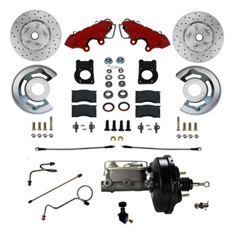 LEED Brakes® - Drilled and Slotted Front Disc Brake Conversion Kit