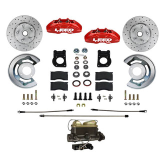 LEED Brakes® - Drilled and Slotted Front Disc Brake Conversion Kit