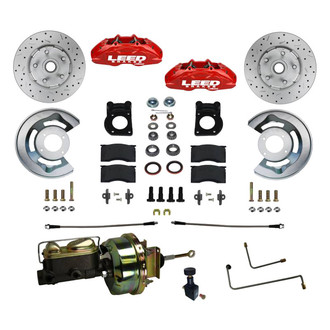 LEED Brakes® - Drilled and Slotted Front Disc Brake Conversion Kit