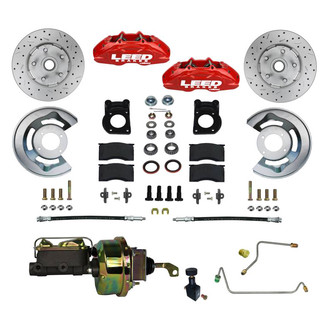 LEED Brakes® - Drilled and Slotted Front Disc Brake Conversion Kit