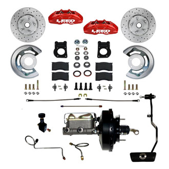 LEED Brakes® - Drilled and Slotted Front Disc Brake Conversion Kit