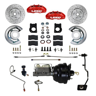 LEED Brakes® - Drilled and Slotted Front Disc Brake Conversion Kit