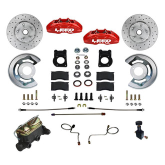 LEED Brakes® - Drilled and Slotted Front Disc Brake Conversion Kit