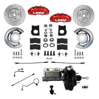 LEED Brakes® - Drilled and Slotted Front Disc Brake Conversion Kit
