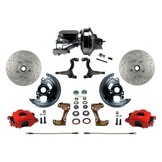 LEED Brakes® - Drilled and Slotted Front Disc Brake Conversion Kit