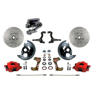 LEED Brakes® - Drilled and Slotted Front Disc Brake Conversion Kit