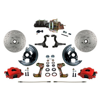 LEED Brakes® - Drilled and Slotted Front Disc Brake Conversion Kit