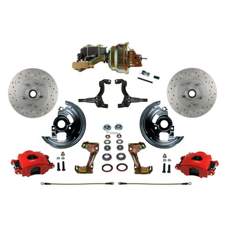 LEED Brakes® - Drilled and Slotted Front Disc Brake Conversion Kit