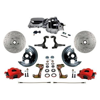 LEED Brakes® - Drilled and Slotted Front Disc Brake Conversion Kit