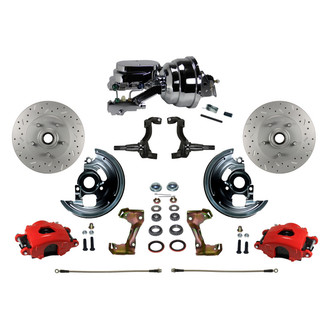 LEED Brakes® - Drilled and Slotted Front Disc Brake Conversion Kit