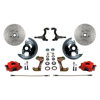 LEED Brakes® - Drilled and Slotted Front Disc Brake Conversion Kit