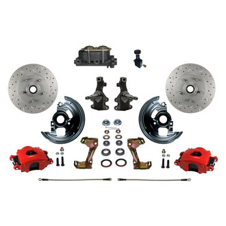 LEED Brakes® - Drilled and Slotted Front Disc Brake Conversion Kit