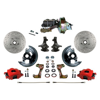 LEED Brakes® - Drilled and Slotted Front Disc Brake Conversion Kit