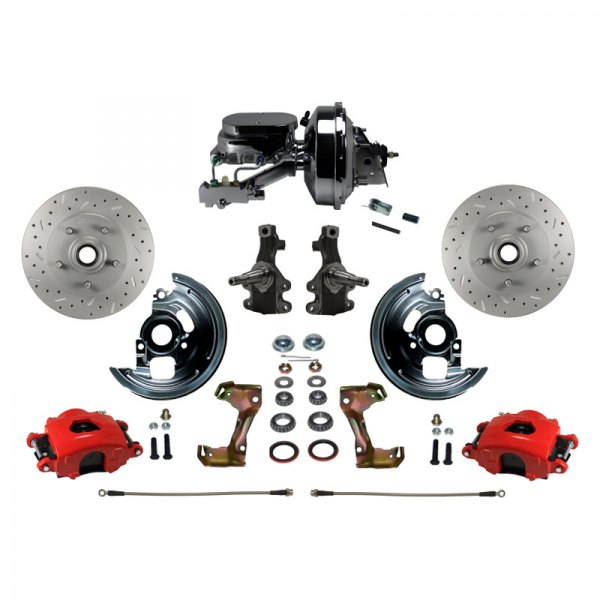  LEED Brakes® - Drilled and Slotted Front Disc Brake Conversion Kit