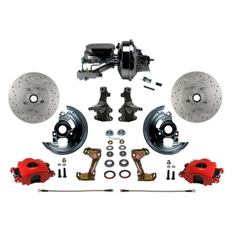 LEED Brakes® - Drilled and Slotted Front Disc Brake Conversion Kit