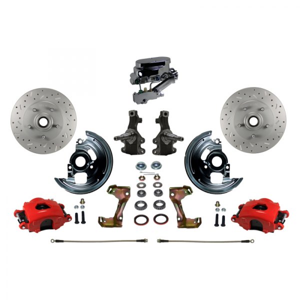  LEED Brakes® - Drilled and Slotted Front Disc Brake Conversion Kit