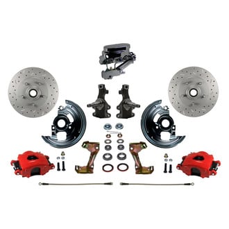 LEED Brakes® - Drilled and Slotted Front Disc Brake Conversion Kit
