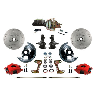 LEED Brakes® - Drilled and Slotted Front Disc Brake Conversion Kit