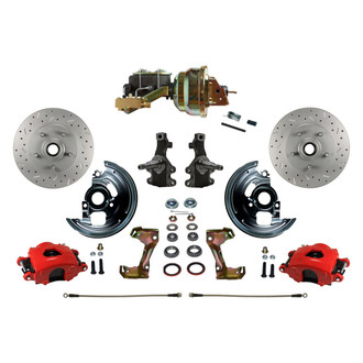 LEED Brakes® - Drilled and Slotted Front Disc Brake Conversion Kit