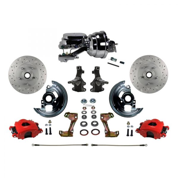  LEED Brakes® - Drilled and Slotted Front Disc Brake Conversion Kit