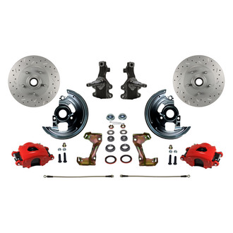 LEED Brakes® - Drilled and Slotted Front Disc Brake Conversion Kit