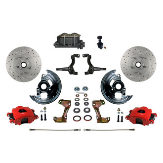 LEED Brakes® - Drilled and Slotted Front Disc Brake Conversion Kit