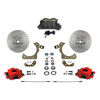 LEED Brakes® - Drilled and Slotted Front Disc Brake Conversion Kit