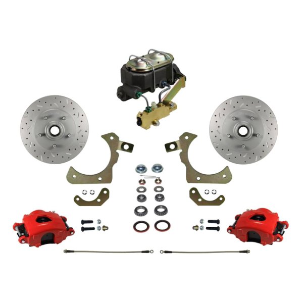  LEED Brakes® - Drilled and Slotted Front Disc Brake Conversion Kit