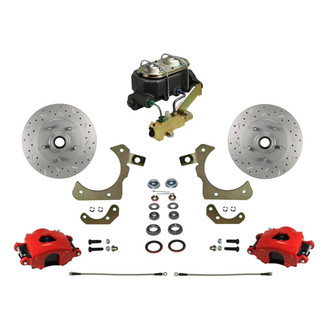 LEED Brakes® - Drilled and Slotted Front Disc Brake Conversion Kit