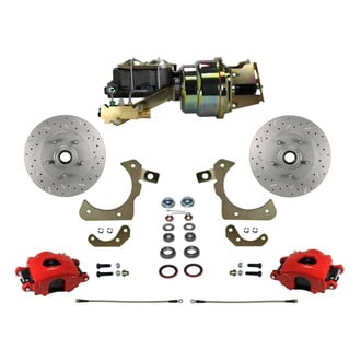 LEED Brakes® - Drilled and Slotted Front Disc Brake Conversion Kit